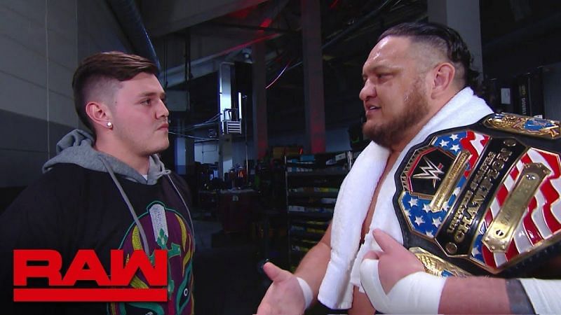 Dominick appeared on RAW earlier this year during his father's feud with Samoa Joe.